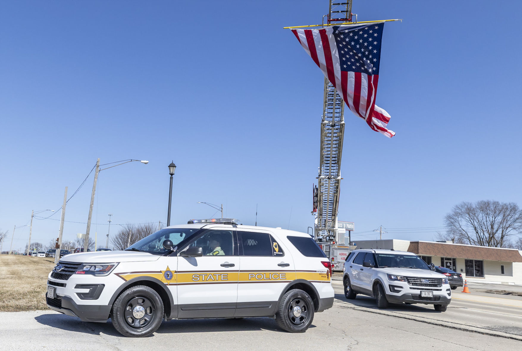 Burial service of Lt. Eugene Lasco